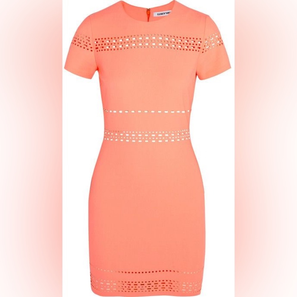 Elizabeth and James Ari Laser Cut Eyelet Dress Sz 0